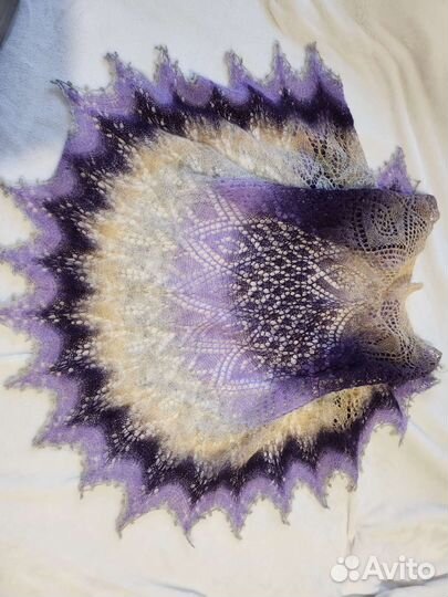 Шаль шерсть