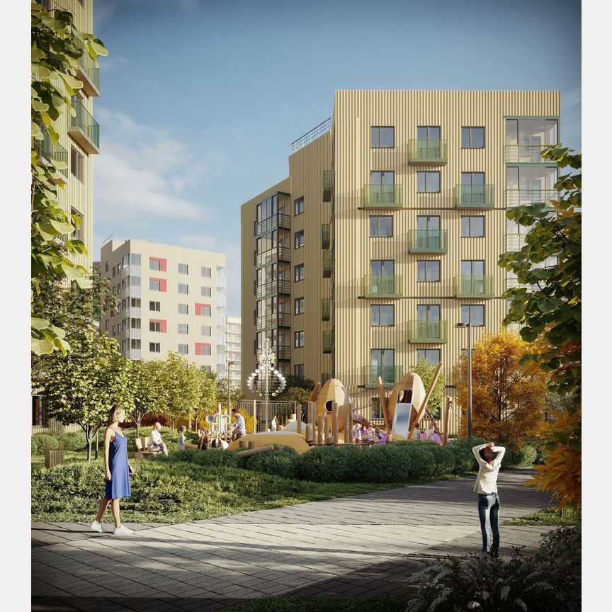 2-к. квартира, 60,2 м², 1/7 эт.