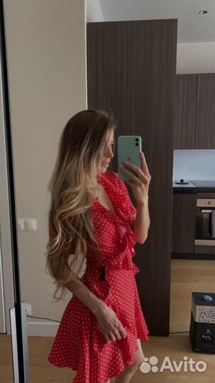 Платье в горошек