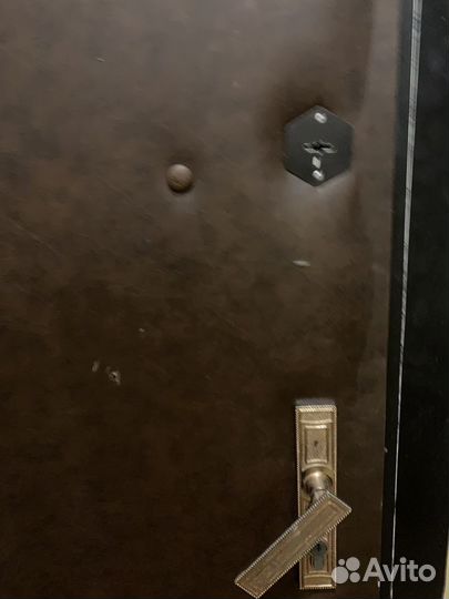 Дверь входная металлическая левая бу