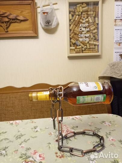 Подарок для мужчины. Держатель для бутылки цепь