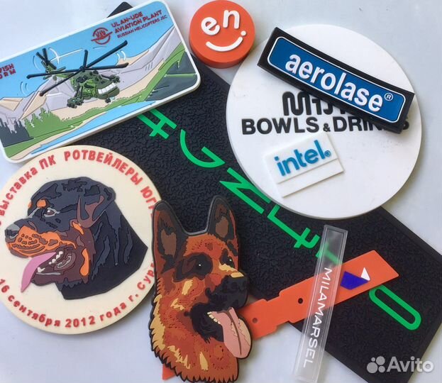 Этикетки, брелоки пвх, изготовление