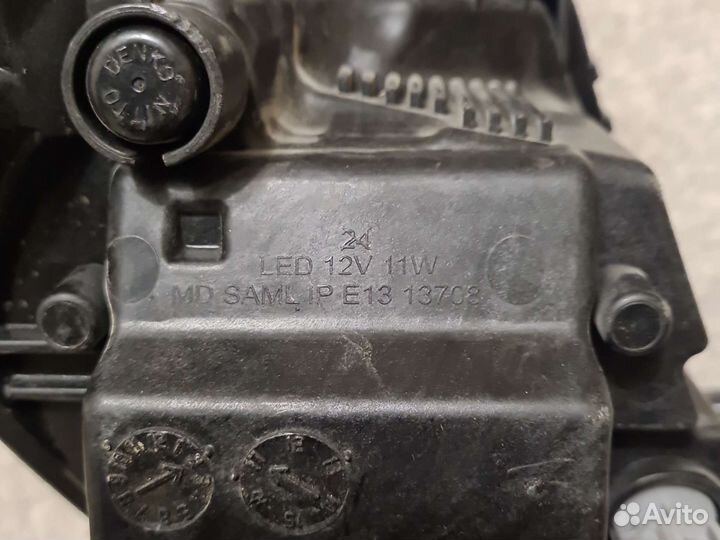 Противотуманная фара левая хендай экус