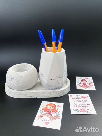 Подарочный набор/ваза/кашпо/подставка/подсвечник