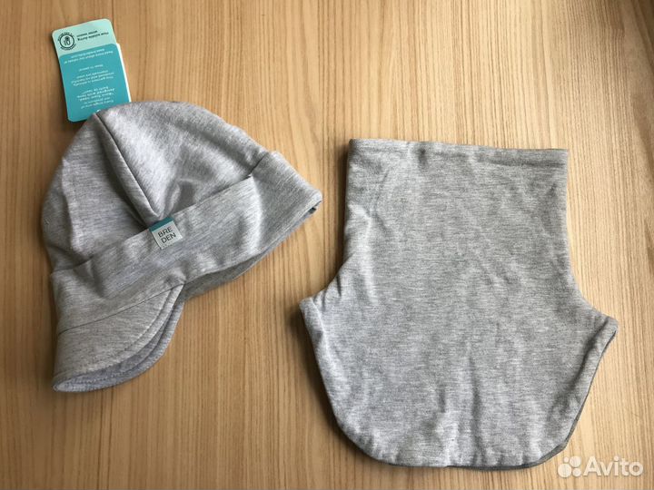 Шерстяная шапка и шарф Breden kids, размер 50-52