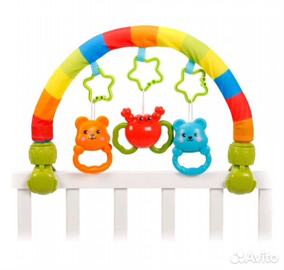 Мобиль tiny love, радуга-дуга Жирафики, коврик