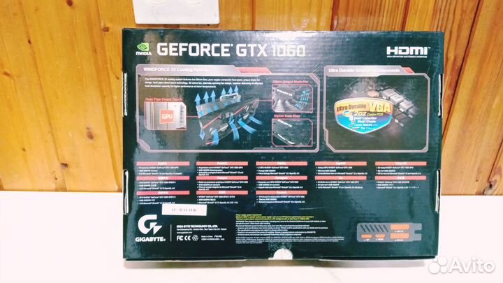Видеокарты GeForce GTX 1060 6gb