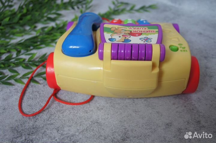 Fisher Price телефон музыкальный