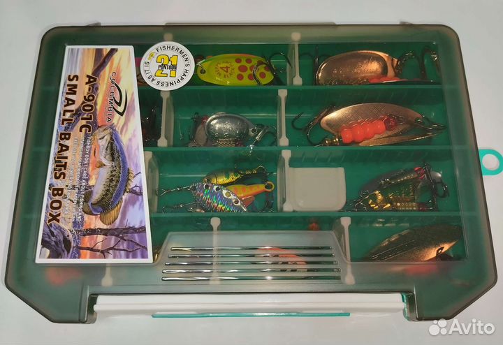 Набор вращающихся блесен Super Mix 22шт