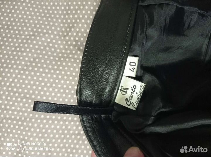 Брюки кожаные