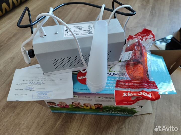 Облучатель ультрафиолетовый кварцевый 