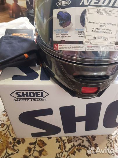 Шлем shoei Neotec ll Candy и BMW Bowler Classic