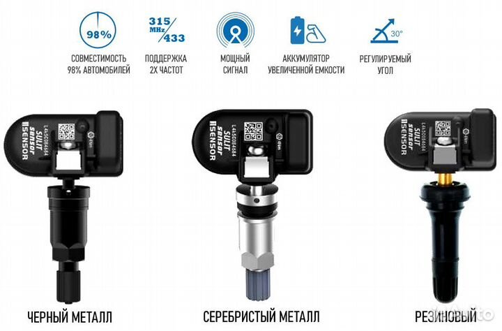 Tpms Датчики Давления шин для Китайских авто