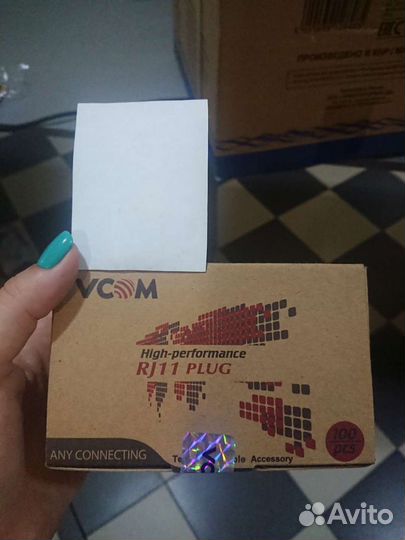 Коннекторы RJ-11, 100 шт уп