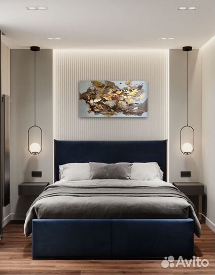 Картина абстракция в наличии для интерьера