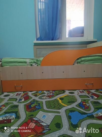Детская кровать от 3 лет с ящиками