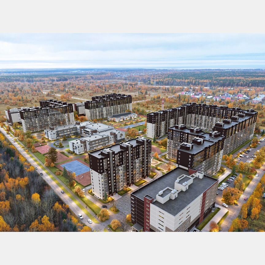 1-к. квартира, 36 м², 1/12 эт.