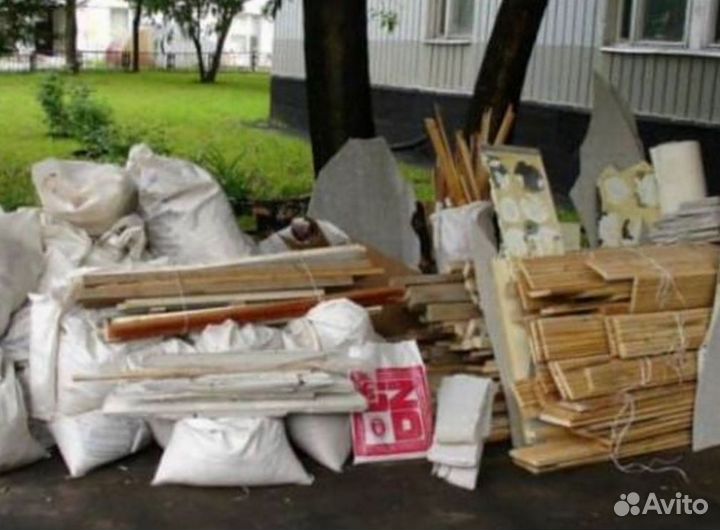 Вывоз мусора на газели