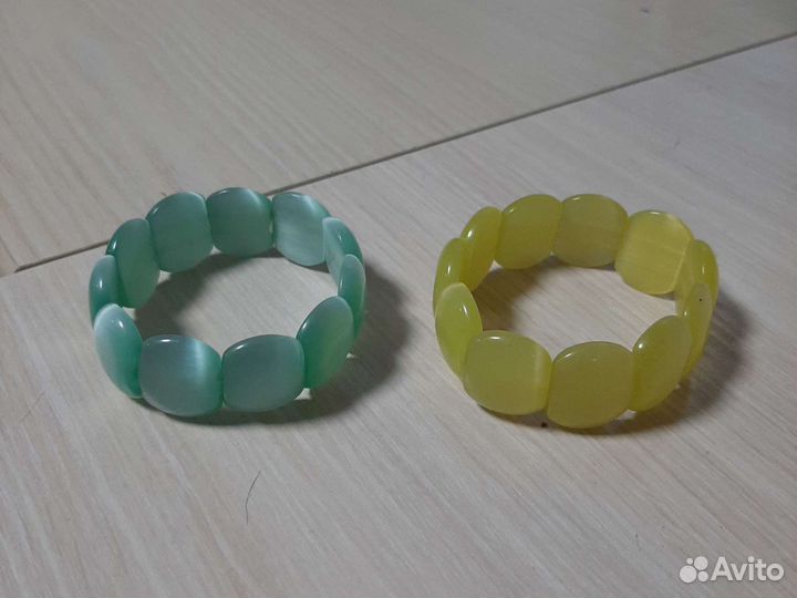 Браслеты кошачий глаз