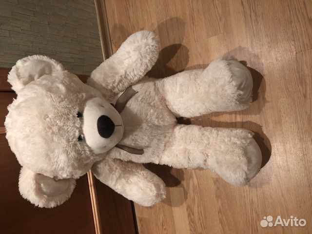 Мишка 38 см и мишка белый 101 см новый