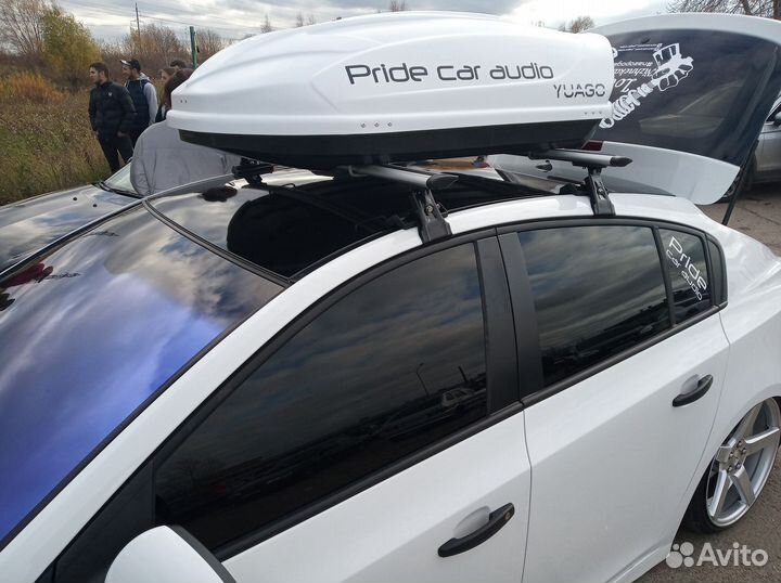 Багажник на крышу Шевроле Круз поперечины крыло