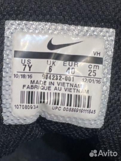 Кроссовки nike 40 размер