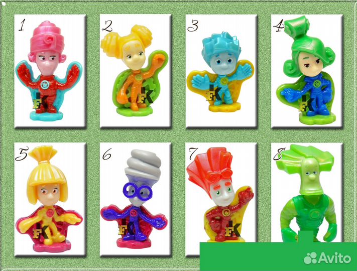 Полные серии от Киндер 2015-2017г