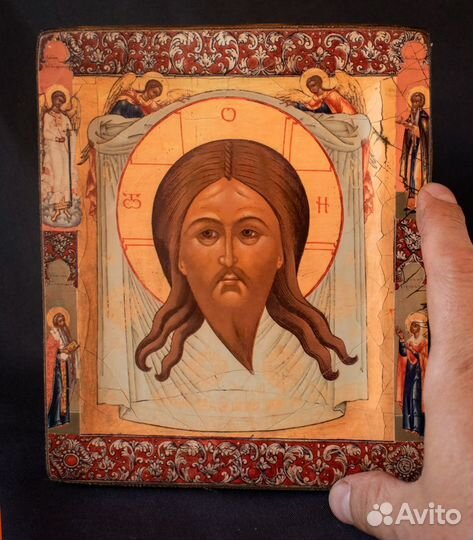 Икона Спас Нерукотворный («Спас Мокрая Брада»)