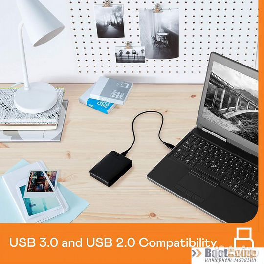 Жесткий диск внешний 1.5Tb 2.5” WD Elements Portab