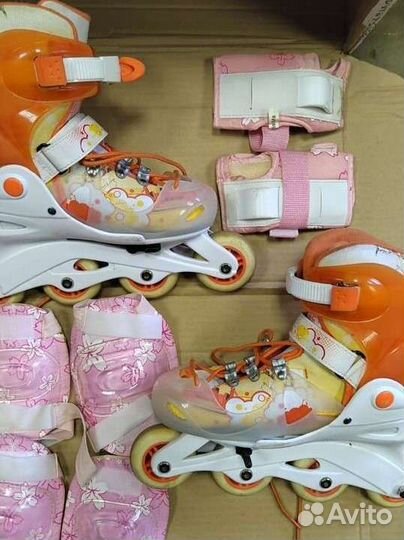 Роликовые коньки детские раздвижные