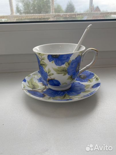 Чайная чашка с блюдцем