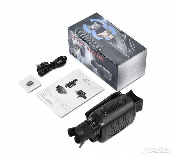 Прибор ночного видения ик 1080P цифровой зум акб