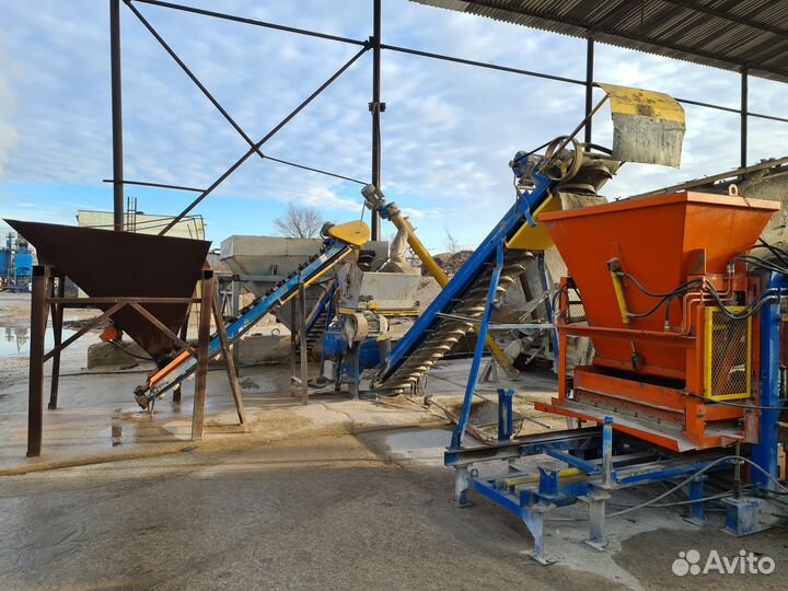 Оборудование для производства брусчатки