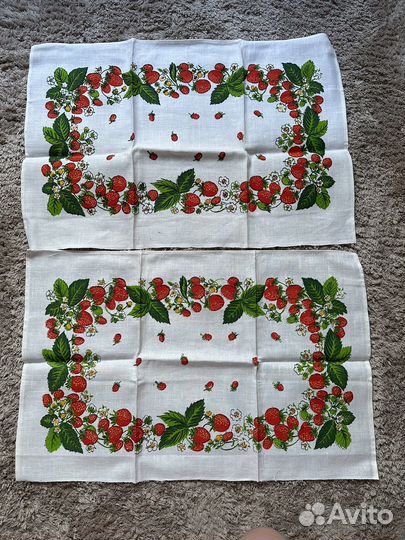 Кухонные полотенца и скатерти СССР