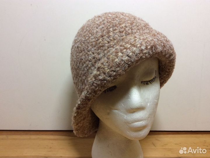 Компактная шляпка гречишного цвета, 53-56, арт 299