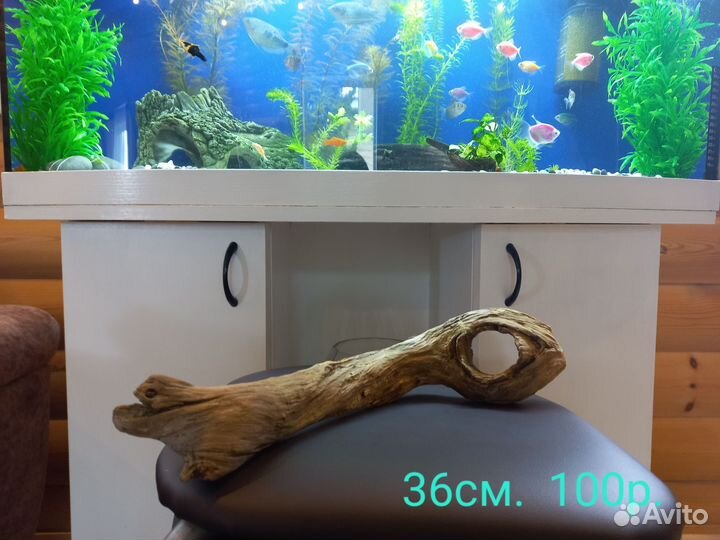 Коряга в аквариум