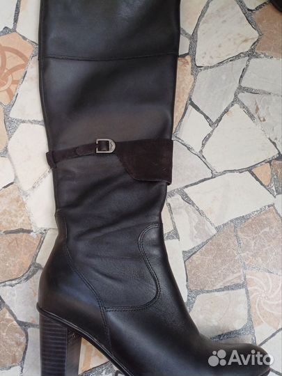 Сапоги женские натуральная кожа 38
