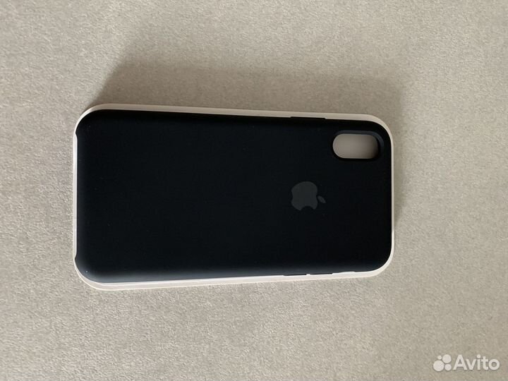 Чехол iPhone X Silicone Case black