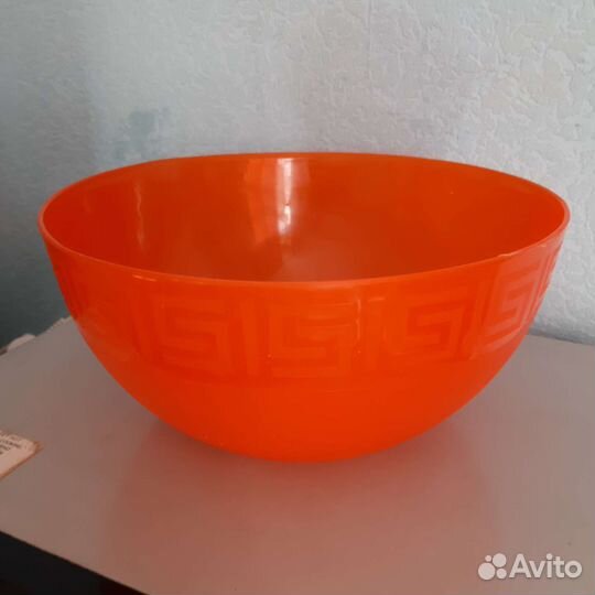 Салатница оранжевая полипропилен