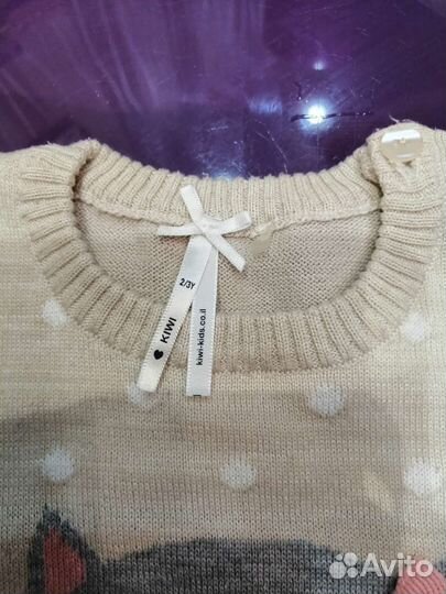 Свитер для девочки на 2-3 года
