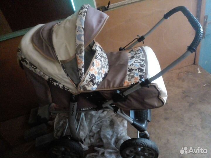 Детская коляска трансформер 2 в 1 зимне летняя