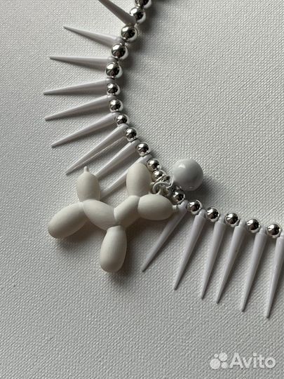 Ожерелье с шипами в стиле панк