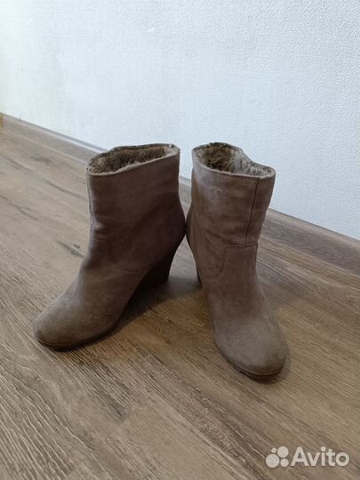Ботильоны женские зимние 38 размер, натуральные