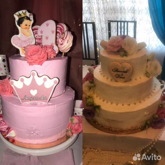 Выпечка домашних тортов