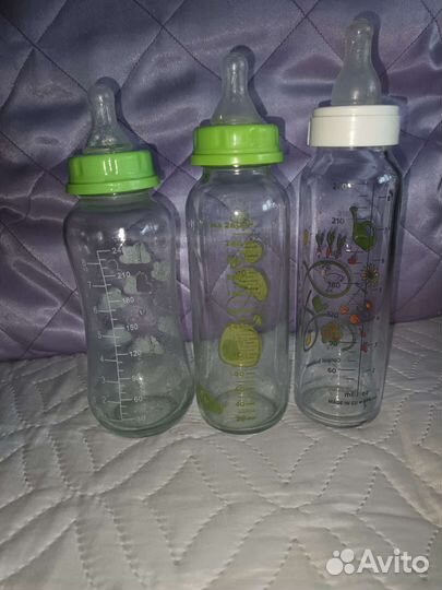 Бутылочки для кормления стекло