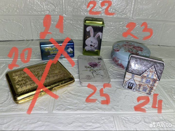 Декоративные железные банки