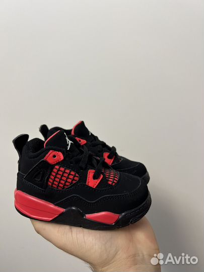 Nike AIR jordan 4 retro RED thunder TD