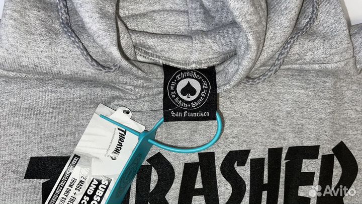 Худи Thrasher Skate Mag Basic Logo Grey