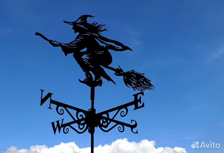 Флюгер на крышу Ведьма