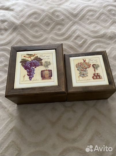 Деревянные шкатулки